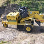 Auch eine Stubbenfräse gehört zu unserem Firmenpark